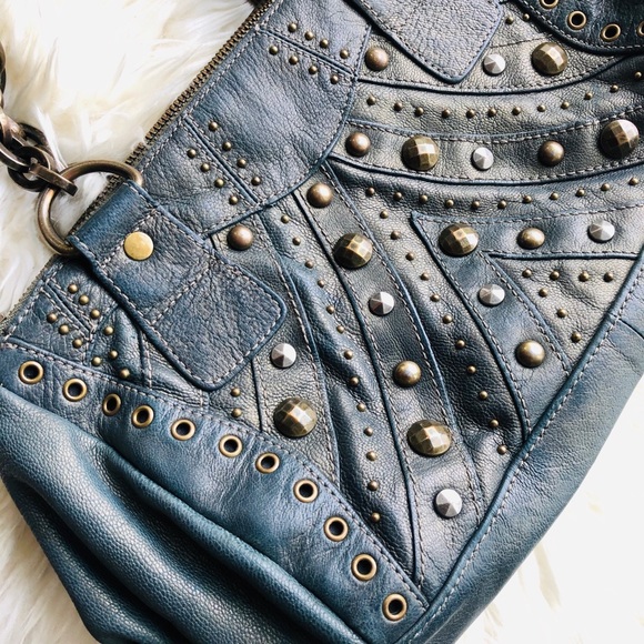 RARE VINTAGE BETSEY JOHNSON STUDDED HANDBAG